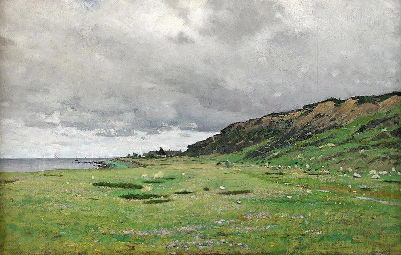 Axel Lindman Coastal Landscape, Normandie china oil painting image